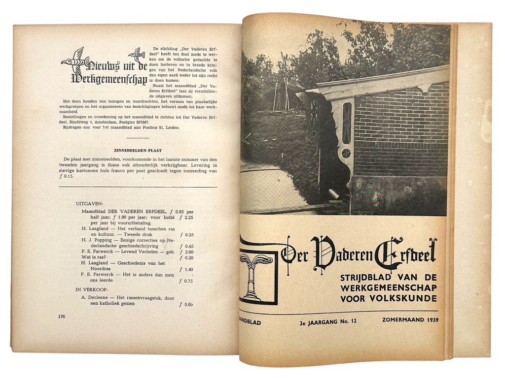 Original 1938/39 Dutch NSB 'Der Vaderen Erfdeel' - Image 7