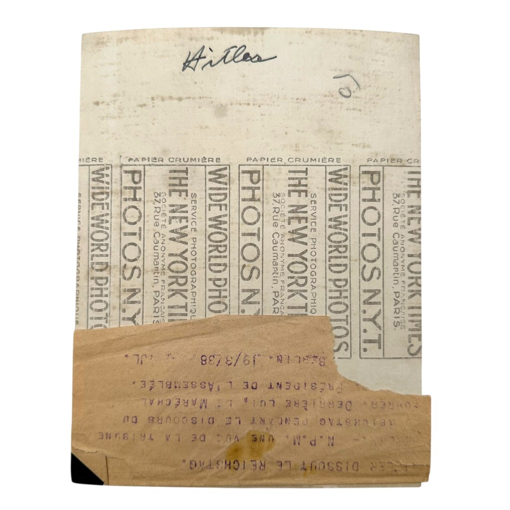 Original 1938 German photo Adolf Hitler in the Reichstag - Image 4