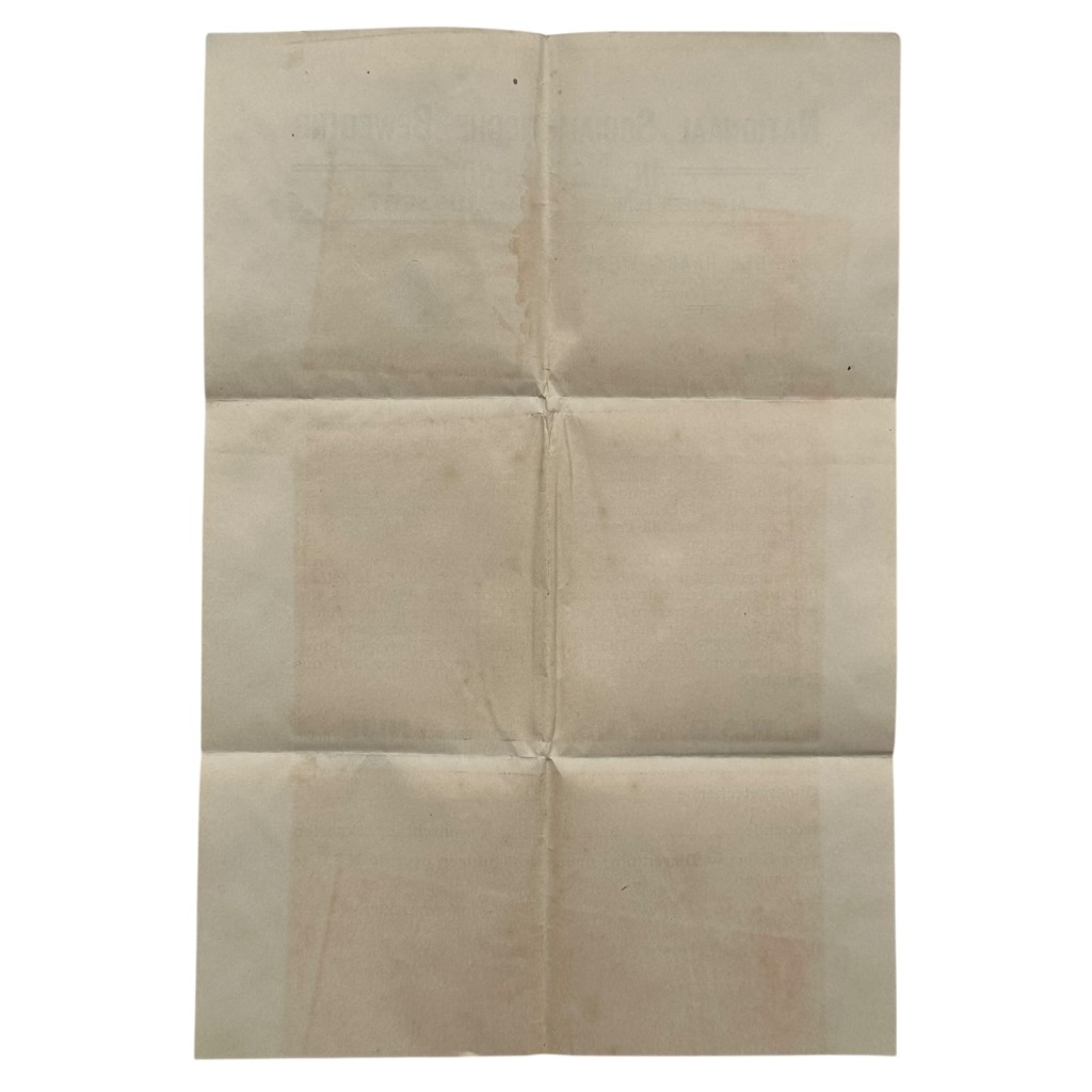 Original 1930s Dutch NSB elections flyer Den Haag - Image 4