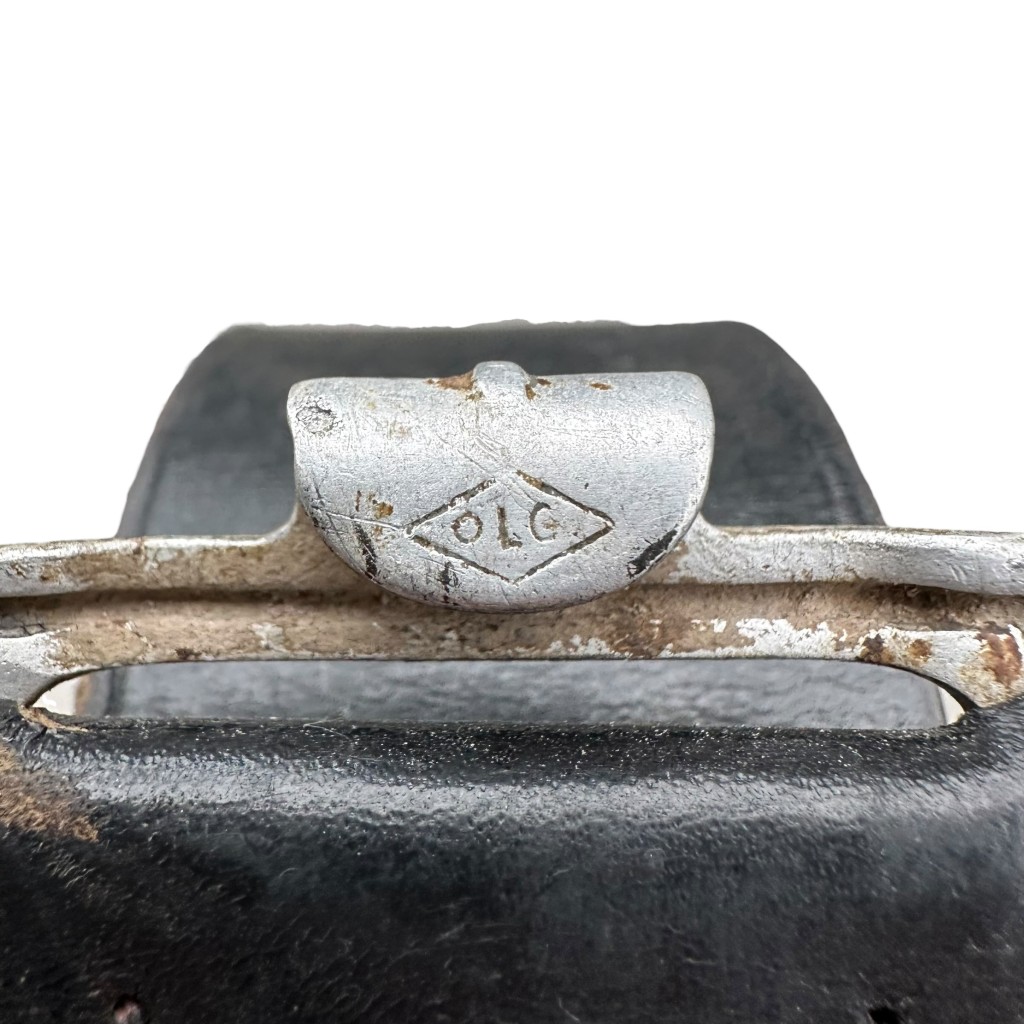 Original WWII German army leather belt - Image 2