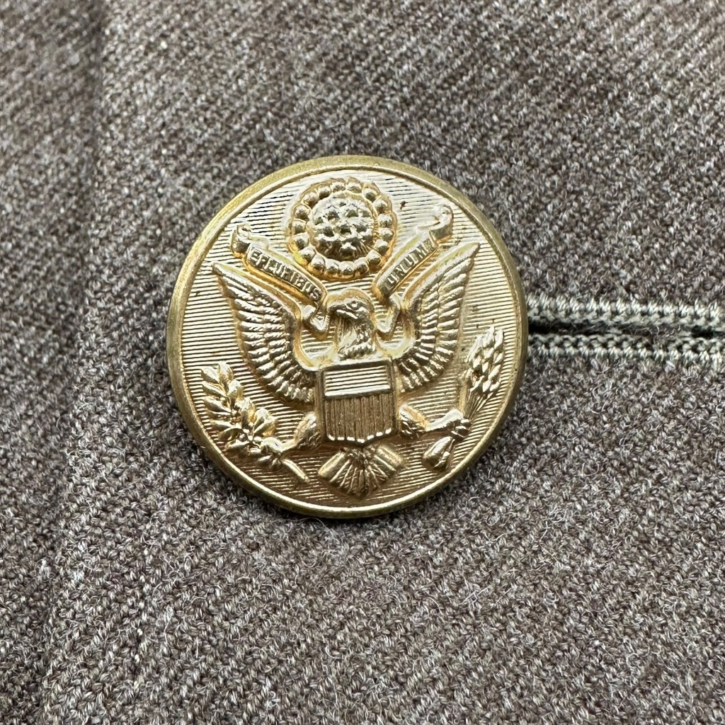 Original WWII US 7th army Class A Service Dress jacket - Image 5