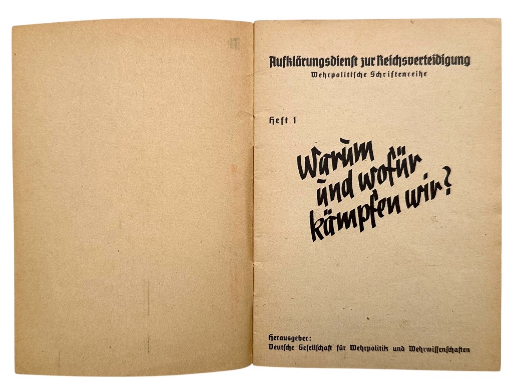 Original WWII German brochure 'Warum und wofür kämpfen wir?' - Image 3