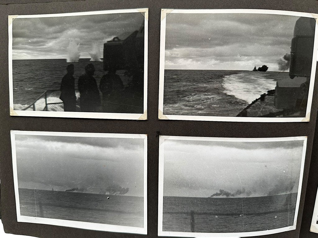 Original WWII German Kriegsmarine photo album of the Prinz Eugen ship - Image 5