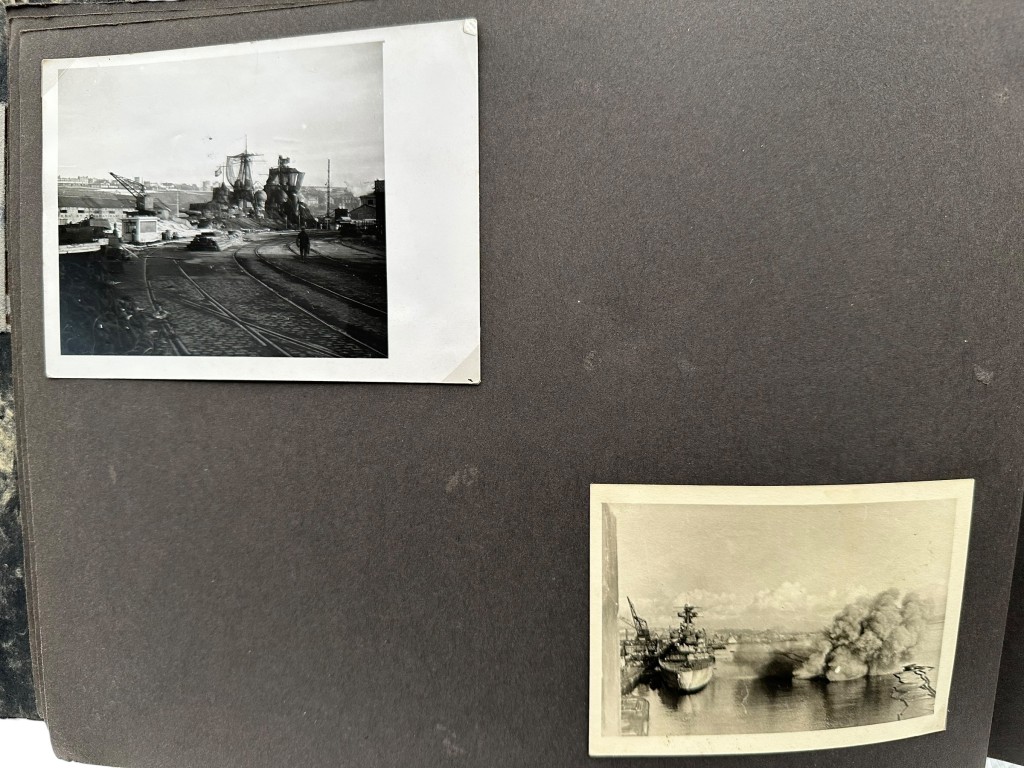 Original WWII German Kriegsmarine photo album of the Prinz Eugen ship - Image 7