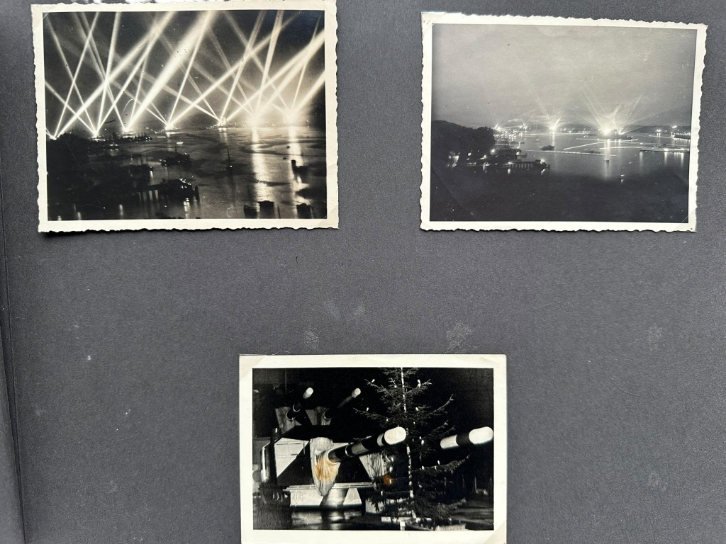 Original WWII German Kriegsmarine photo album of the Prinz Eugen ship - Image 8