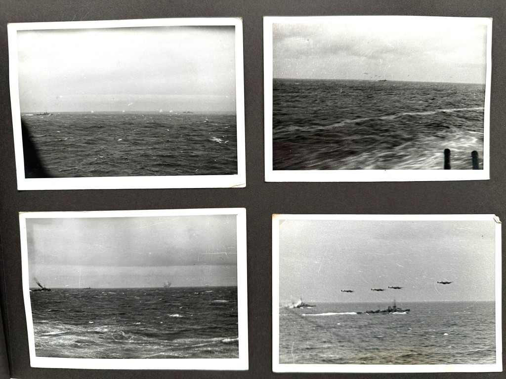 Original WWII German Kriegsmarine photo album of the Prinz Eugen ship - Image 10