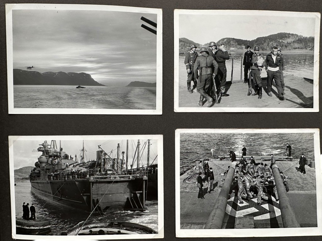 Original WWII German Kriegsmarine photo album of the Prinz Eugen ship - Image 14