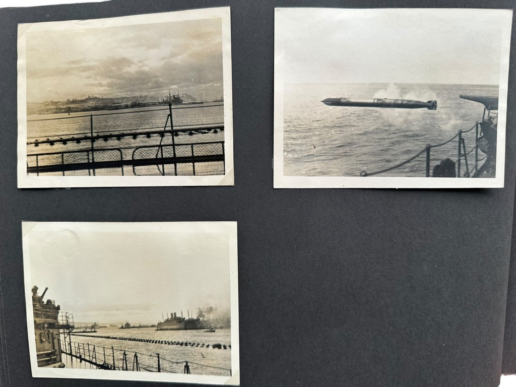 Original WWII German Kriegsmarine photo album of the Prinz Eugen ship - Image 19