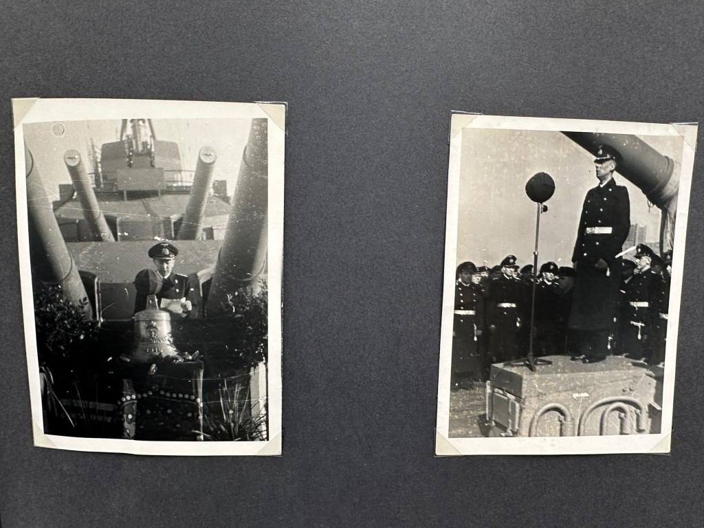 Original WWII German Kriegsmarine photo album of the Prinz Eugen ship - Image 26