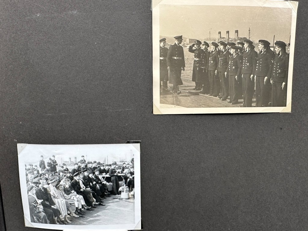 Original WWII German Kriegsmarine photo album of the Prinz Eugen ship - Image 28