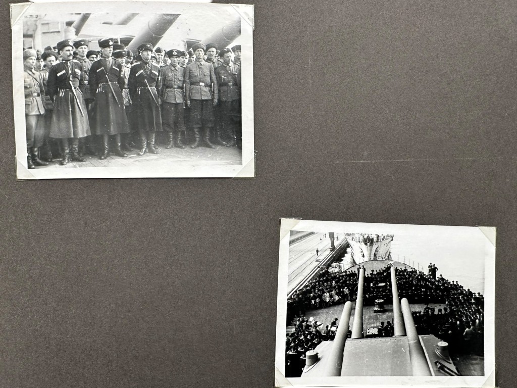 Original WWII German Kriegsmarine photo album of the Prinz Eugen ship - Image 30