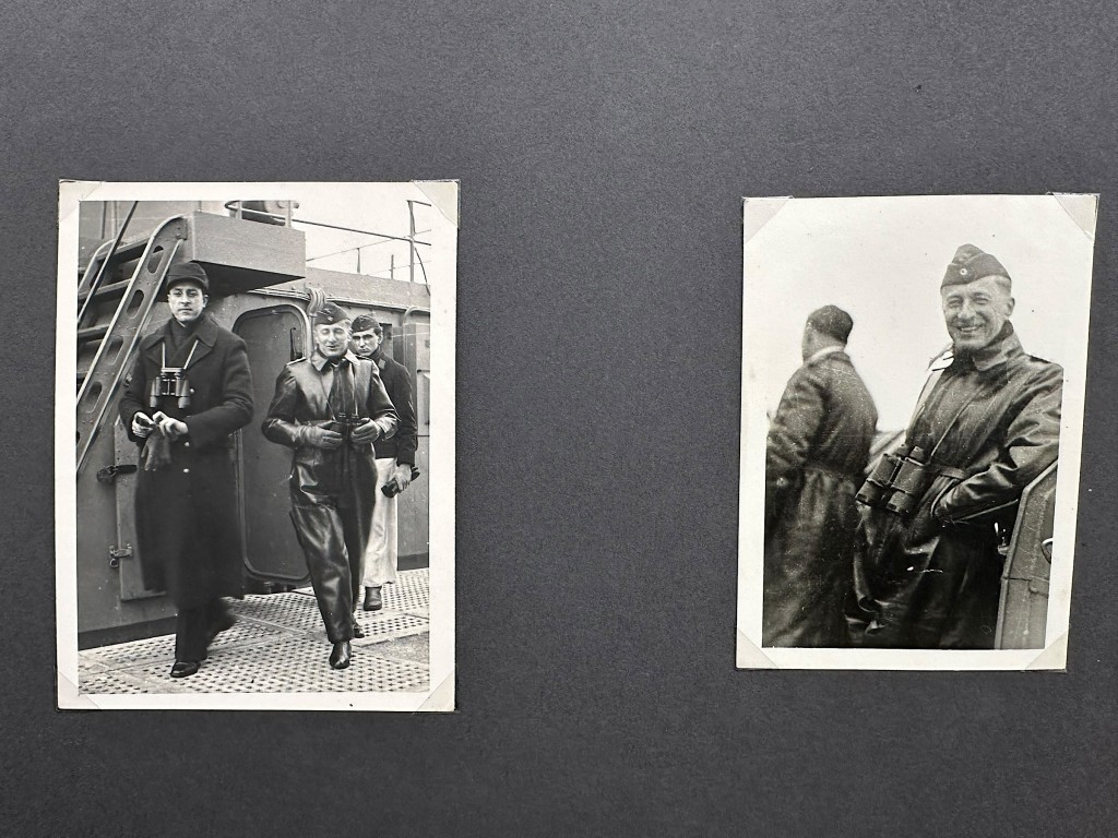 Original WWII German Kriegsmarine photo album of the Prinz Eugen ship - Image 31