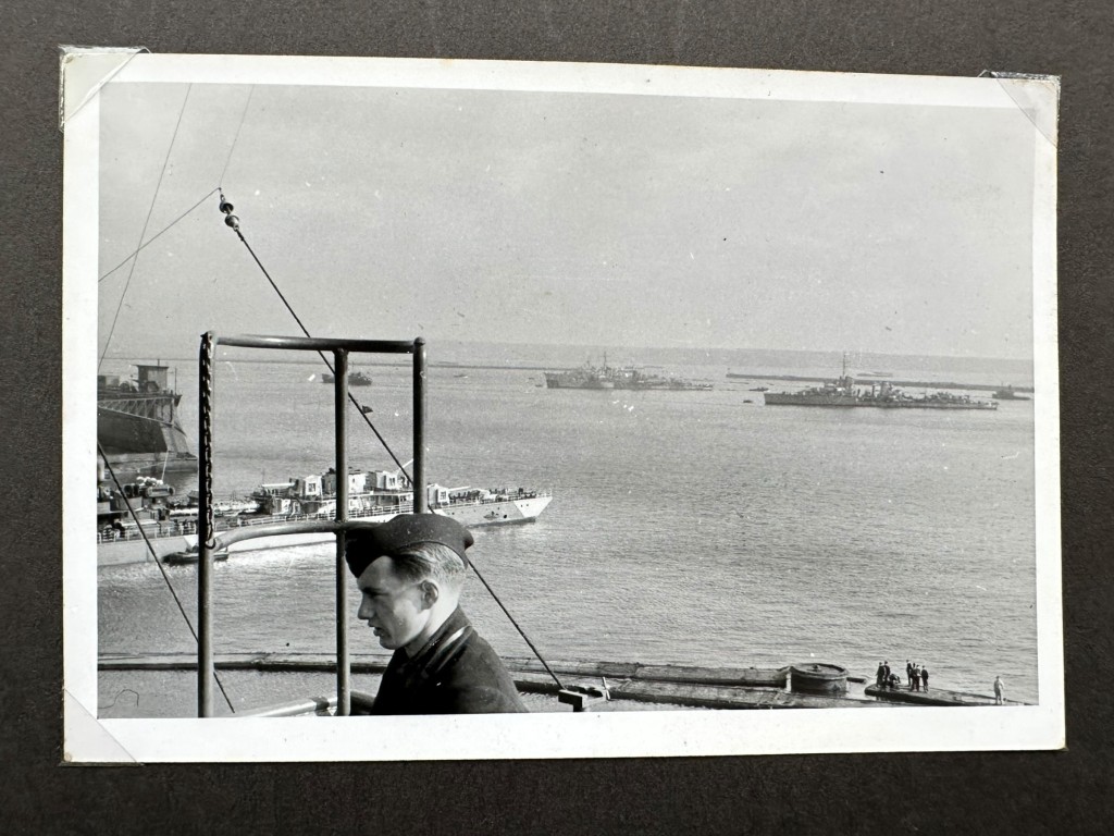 Original WWII German Kriegsmarine photo album of the Prinz Eugen ship - Image 34