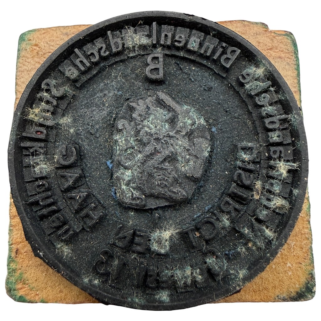 Original WWII Dutch 'Nederlandsche Binnenlandse Strijdkrachten' Den Haag stempel