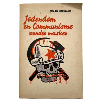 Original 1936 Flemish brochure 'Jodendom & Communisme zonder masker - Ward Hermans'