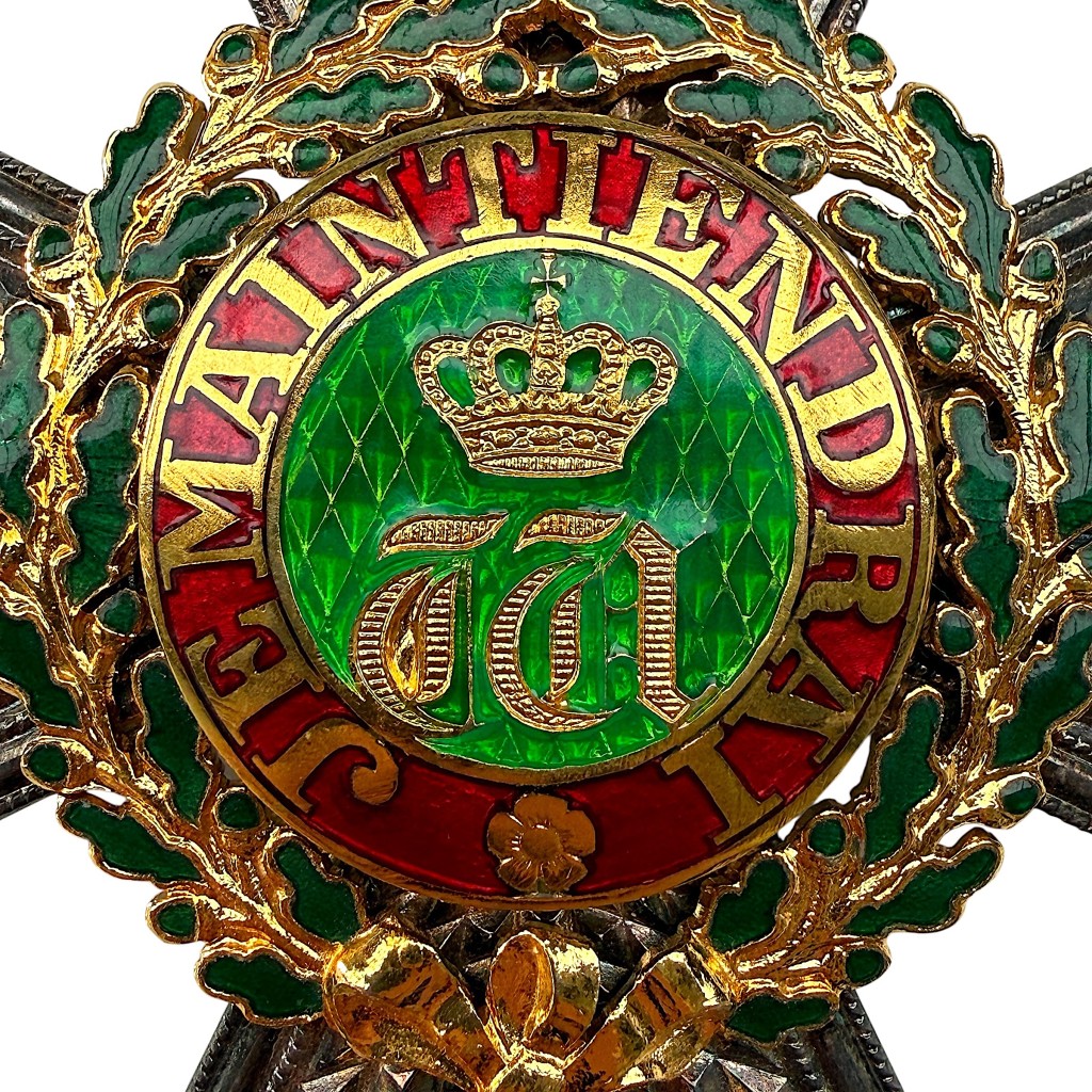 Original Luxembourg Order of the Oak Crown – Grand Officer breast star