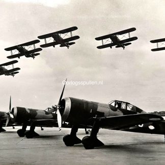 Original Pre 1940 Dutch Air Force photo Fokker D.XXI