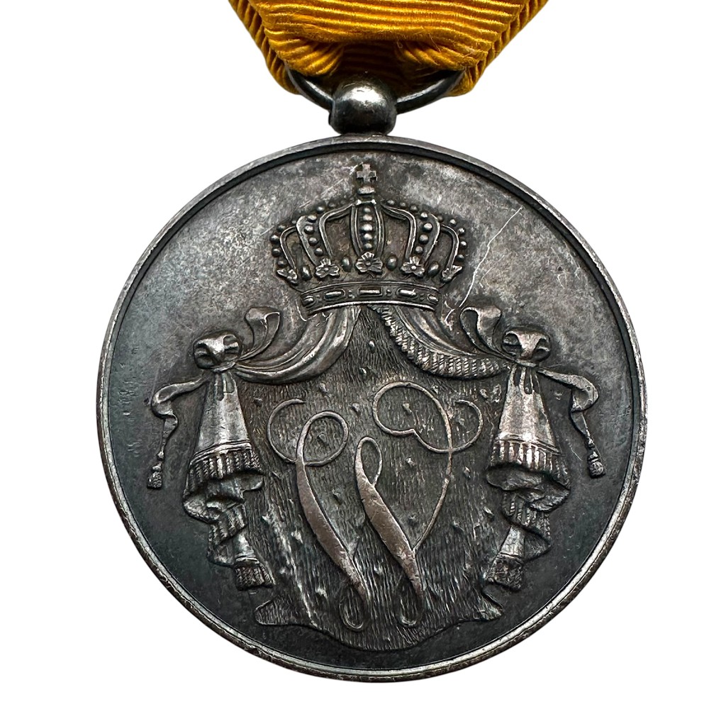 Original Pre 1940 Dutch army Medaille voor Trouwen en Langdurige Dienst – Landmacht (zilver)