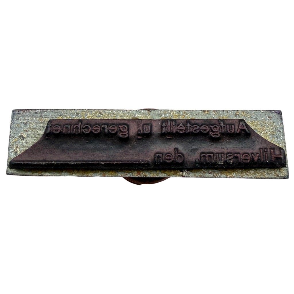 Original WWII German stamp Hilversum