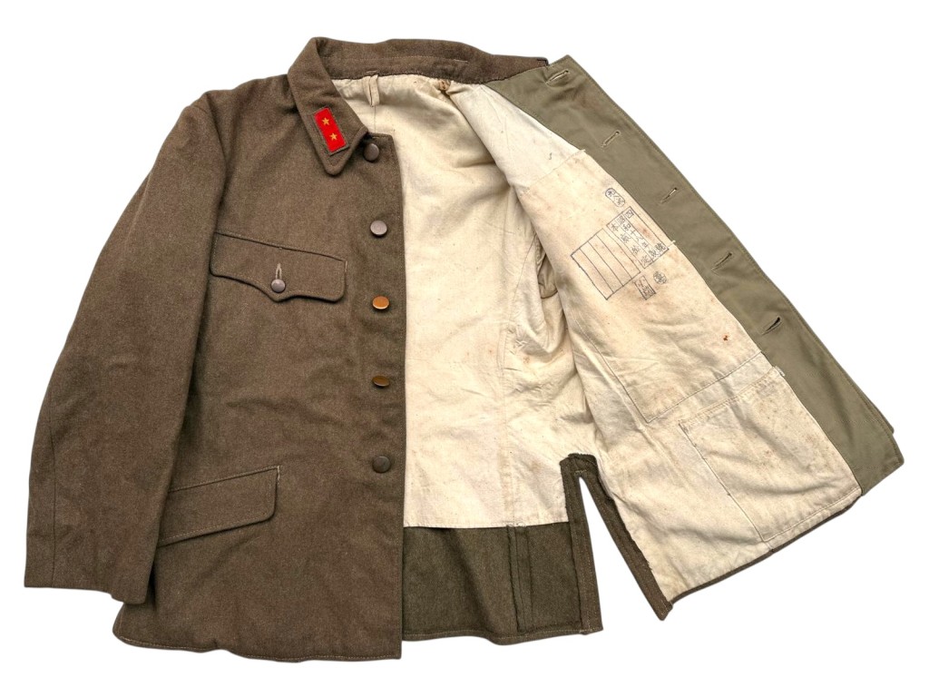 Original WWII Japanese army type 98 winter uniform jacket - Image 5
