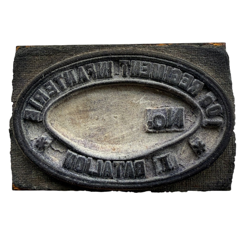 Original Pre 1940 Dutch army stamp '10 R.I.'