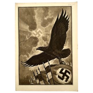 Original German Reichspost telegram 1934 historical document German postal history Third Reich telegram