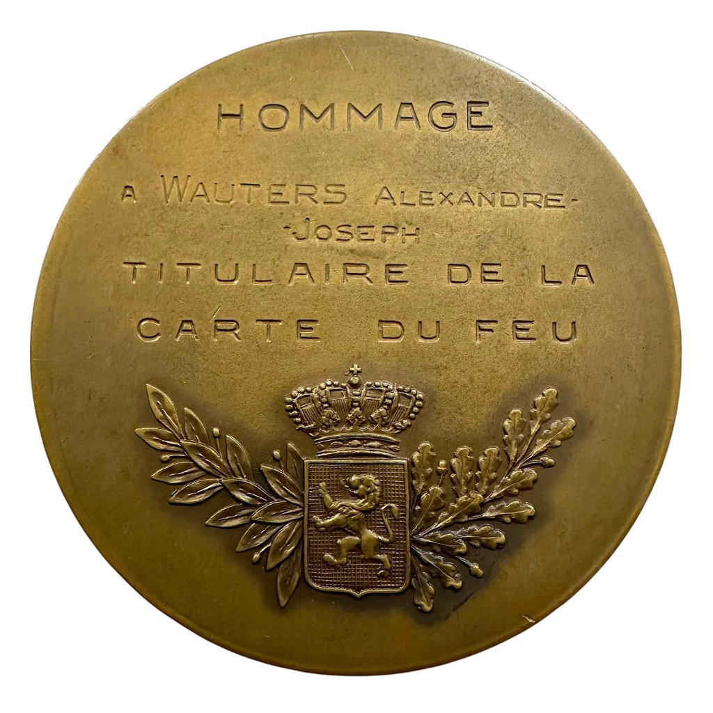 Original 1918 WW1 Belgian commemorative medal