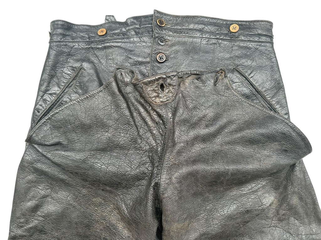 Original Pre 1940 Dutch army motorcyclist trousers - Image 2