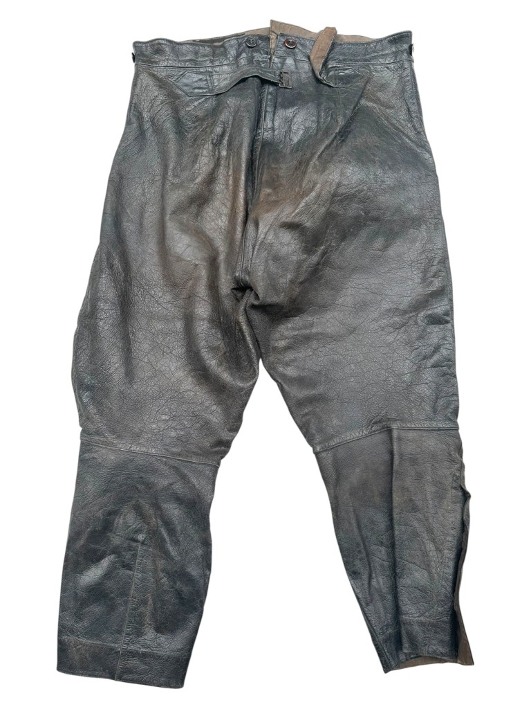 Original Pre 1940 Dutch army motorcyclist trousers - Image 9