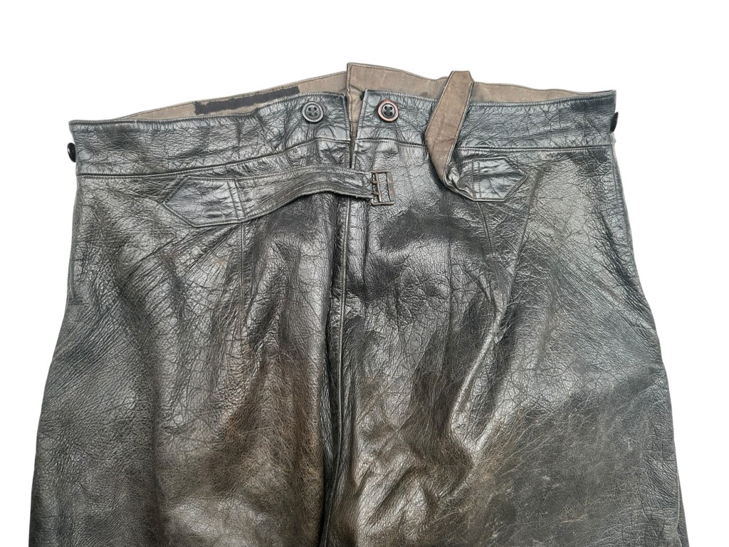 Original Pre 1940 Dutch army motorcyclist trousers - Image 10