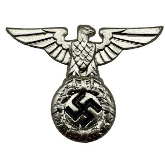Original WWII German SS/SA early metal cap eagle