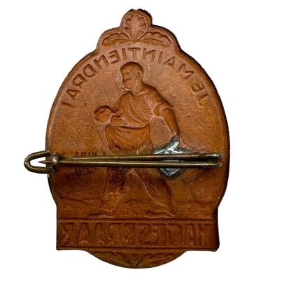 Original 1936 Dutch NSB pin Hagespraak in Lunteren