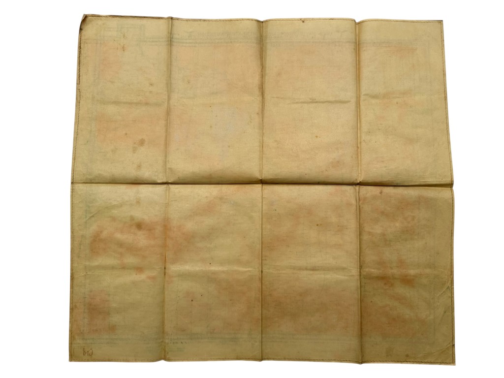 Original 1940 German Luftwaffe aerial navigation map for pilots - Image 7