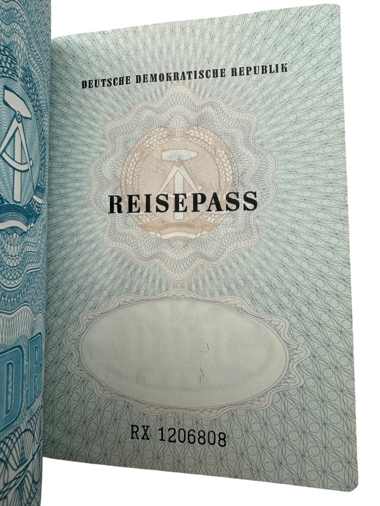 Original Cold War era DDR Reisepass from Strausberg - Image 2