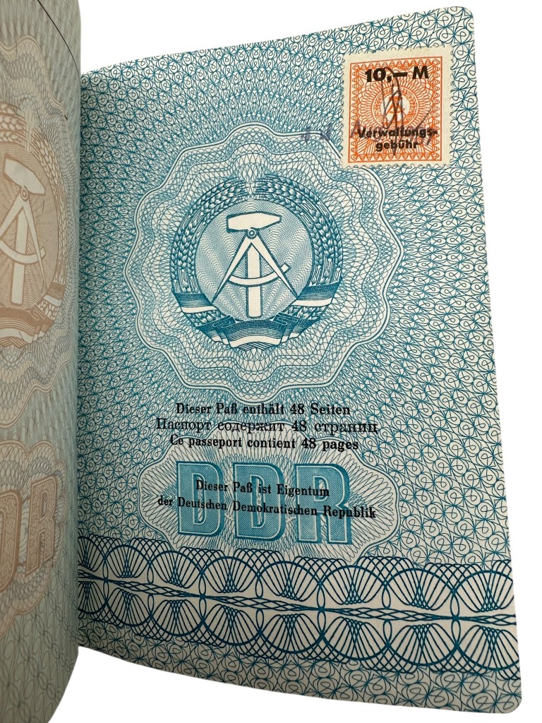 Original Cold War era DDR Reisepass from Strausberg - Image 6