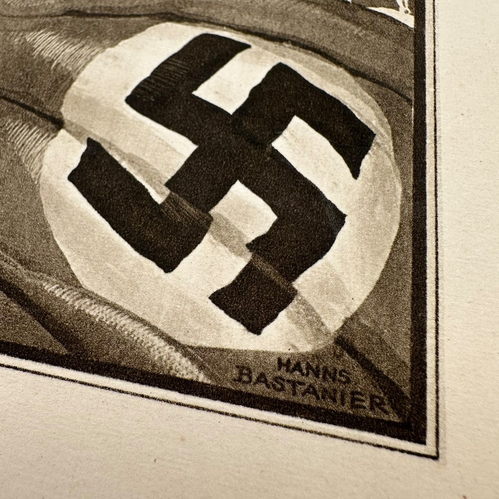 Original 1934 German Reichspost telegram - Image 2