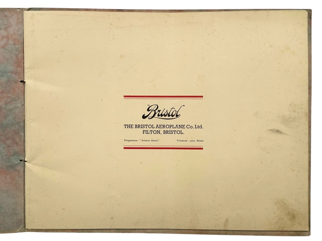 Original 1930s British/French Bristol Blenheim Bomber Brochure - Image 3