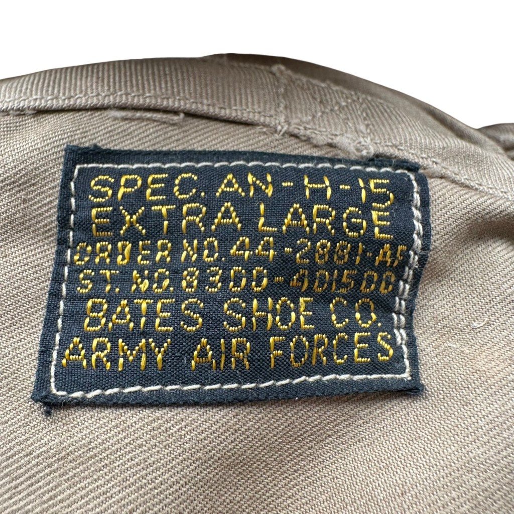 Original WWII USAAF AN-H-15 flight cap - Image 3