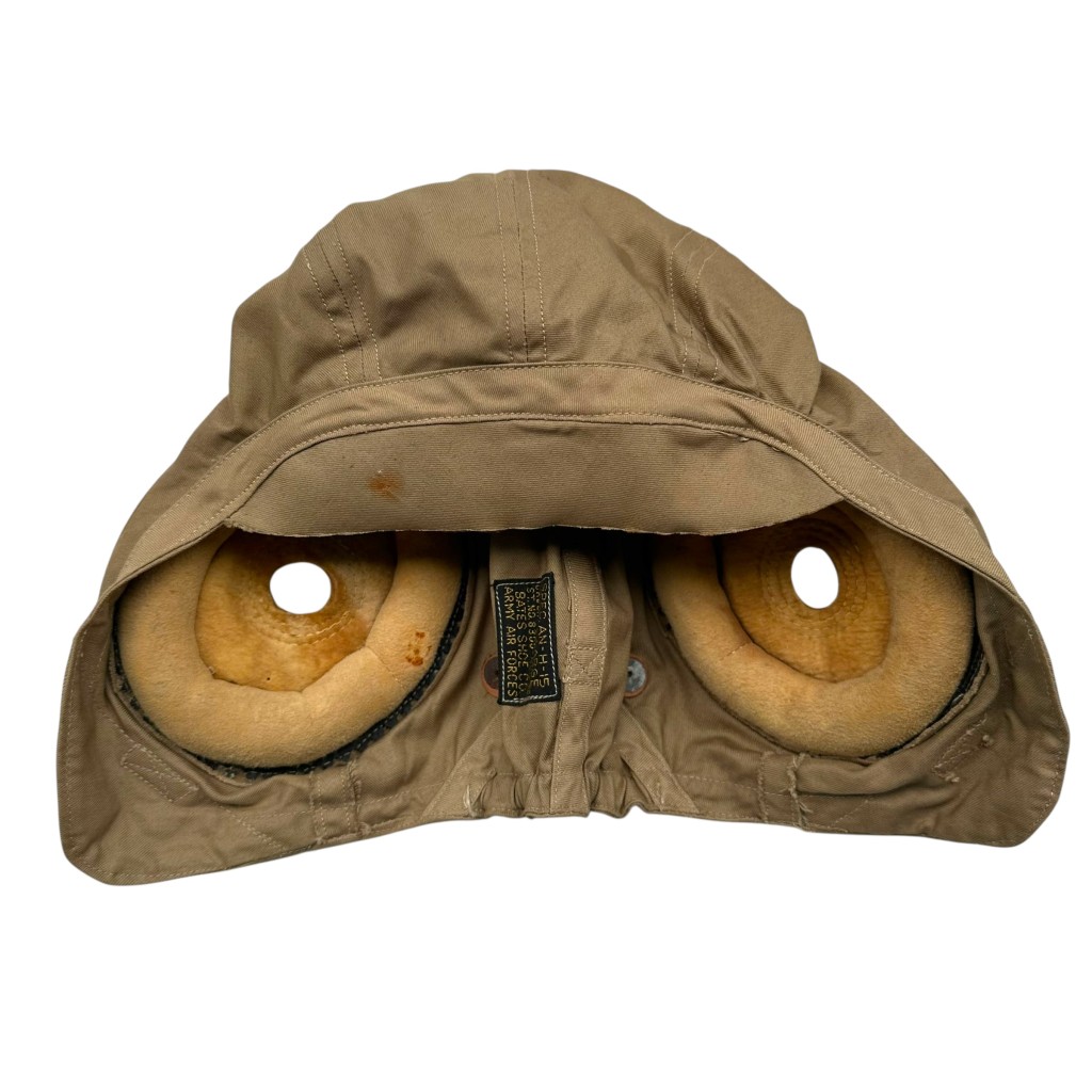 Original WWII USAAF AN-H-15 flight cap - Image 4