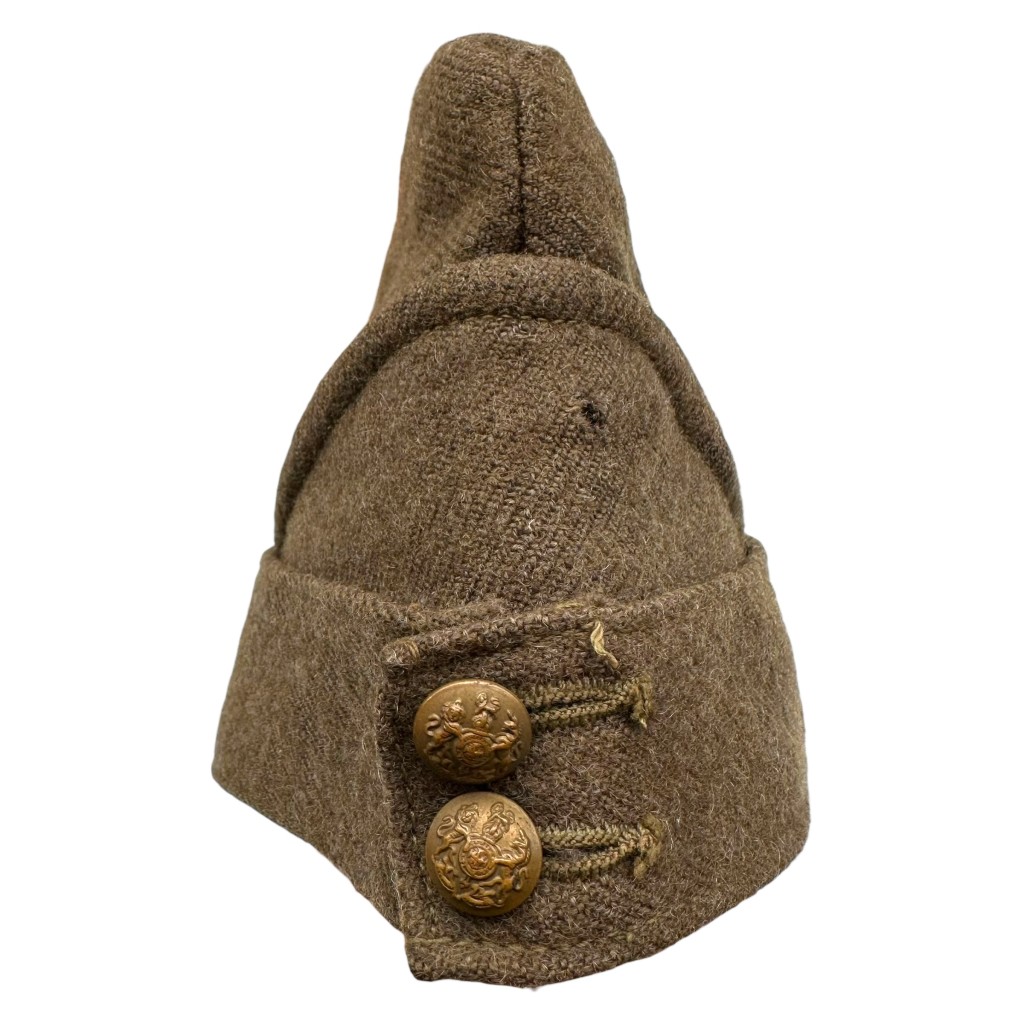 Original WWII British overseas cap produced in Australia 1943 - Image 2