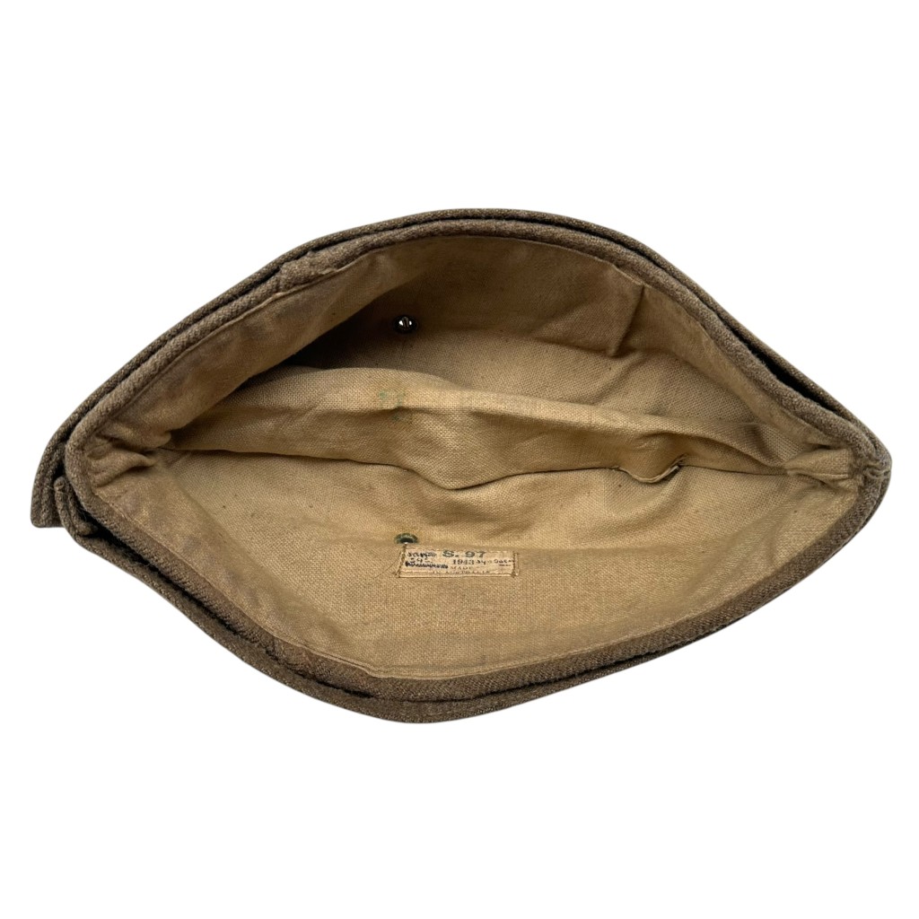 Original WWII British overseas cap produced in Australia 1943 - Image 5