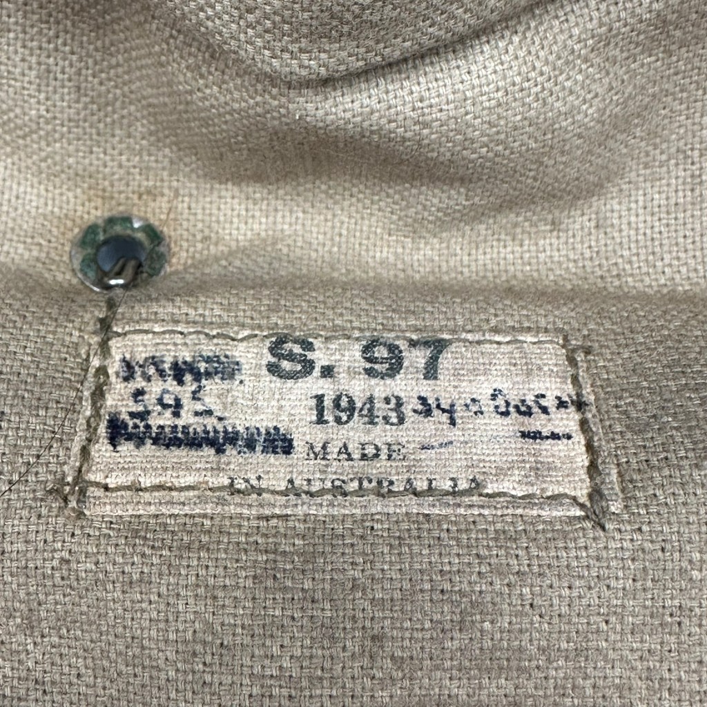 Original WWII British overseas cap produced in Australia 1943 - Image 6