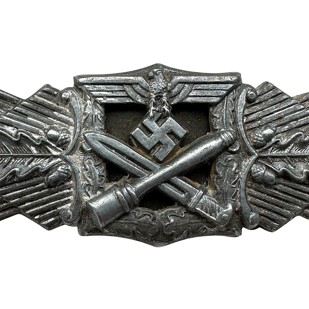 Original WWII German Nahkampfspange 'close combat clasp' in silver - FLL - Image 2