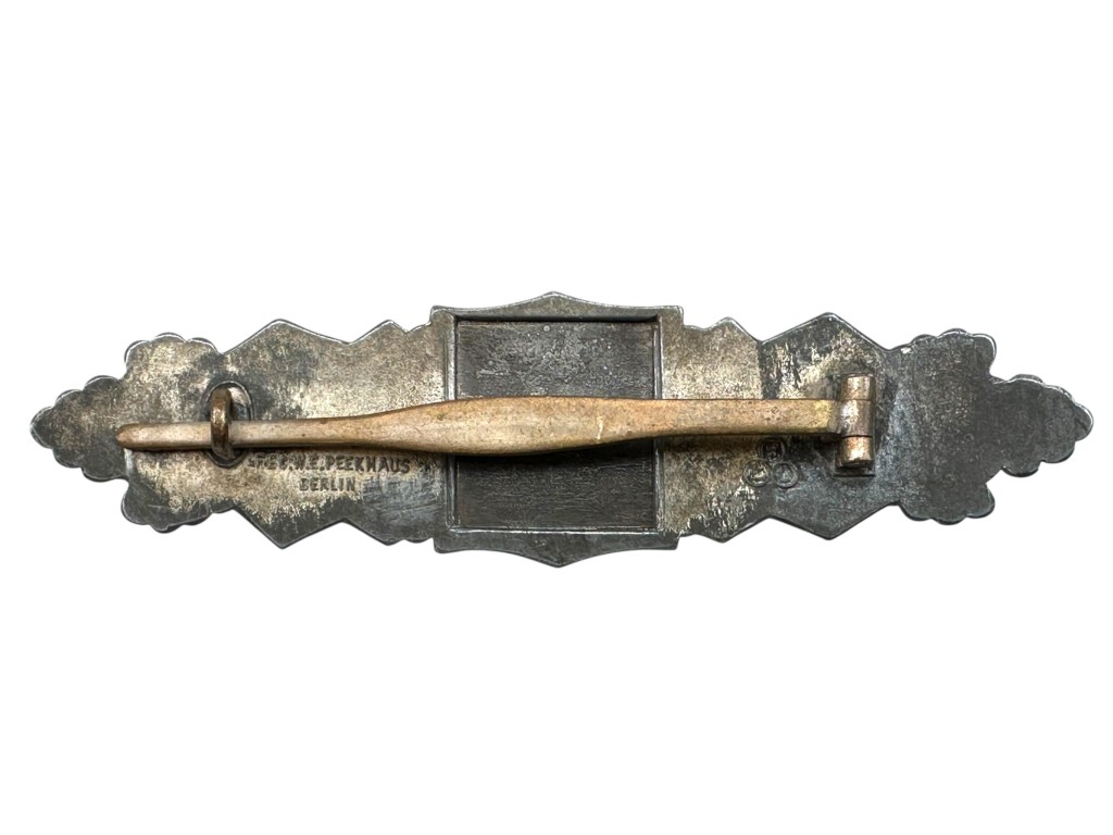 Original WWII German Nahkampfspange 'close combat clasp' in silver - FLL - Image 5