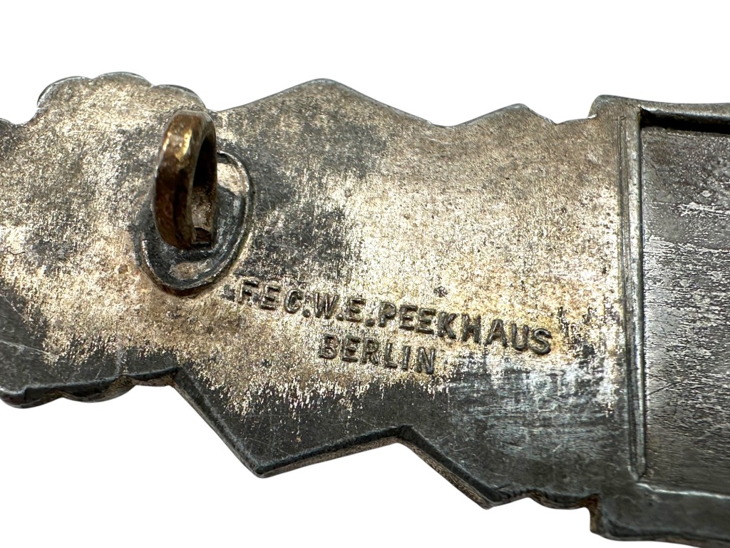 Original WWII German Nahkampfspange 'close combat clasp' in silver - FLL - Image 6