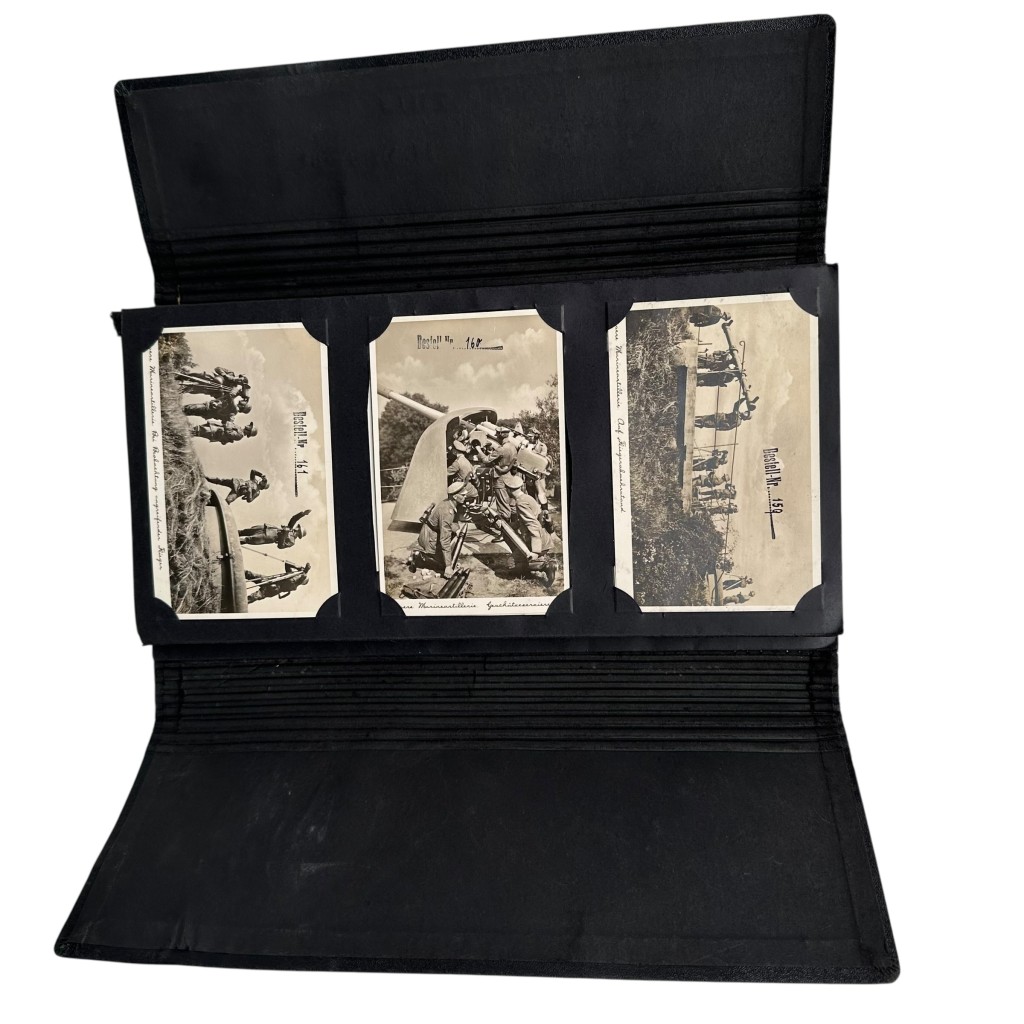 Original WWII German Kriegsmarine Fritz Finke Postkartenmuster (126 post cards) - Image 6