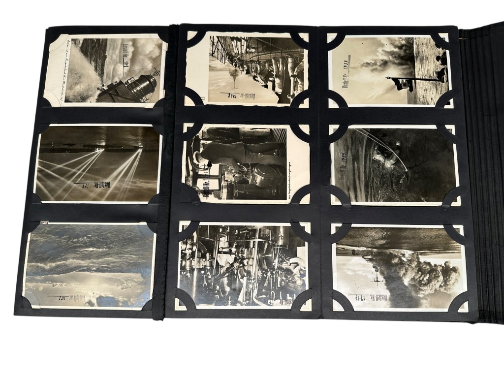 Original WWII German Kriegsmarine Fritz Finke Postkartenmuster (126 post cards) - Image 22