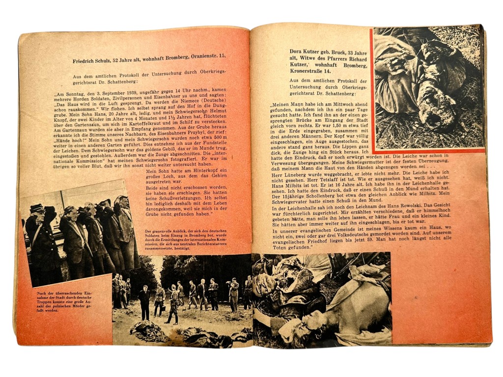 Original WWII German brochure 'Polnische Blutschuld' - Image 9