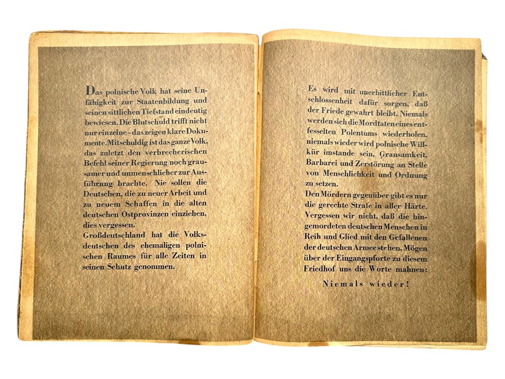 Original WWII German brochure 'Polnische Blutschuld' - Image 10
