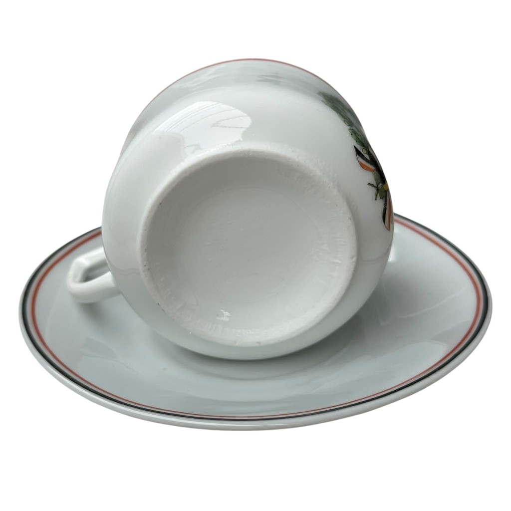 Original WW1 German army porcelain cup and saucer - Image 5